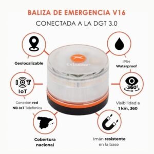 Baliza de emergencia v16 obligatorio 2026