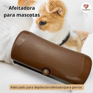 Cepillo quita pelo para perros y gatos | Controla la muda, deja el pelaje brillante y reduce pelos en casa